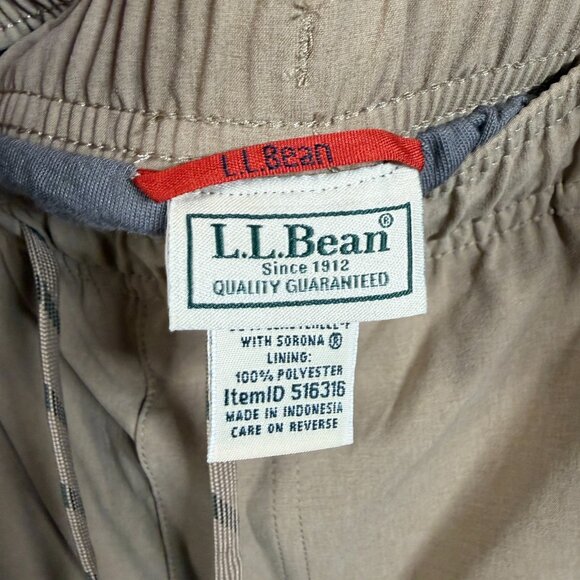 L.L.Bean Multisport Lined Pants Mens Size XXL Brown Performance Hiking Athletic - Picture 3 of 12